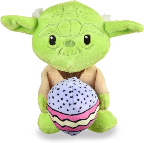 Vista 11 de STAR WARS FF19495 - Juguete chirriante para mascotas, peluche de Chewbacca Rebel y huevo de Pascua de 6 pulgadas, juguete relleno de Chewbacca