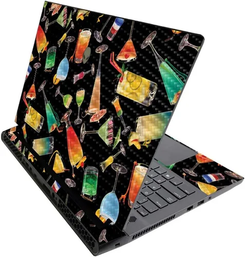 Vista 108 de MightySkins - Skin brillante con purpurina para Alienware M17 R3 (2020) y M17 R4 (2021) - Diversión de los años 90 Acabado duradero con purpurina