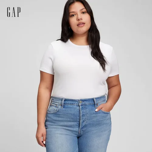 Vista 5 de GAP Paquete de 3 camisetas modernas con cuello redondo para mujer