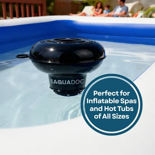 Vista 8 de MAV AquaDoc Flotador de tabletas de bromo y cloro para tabletas de 1.5 pulgadas para jacuzzis inflables