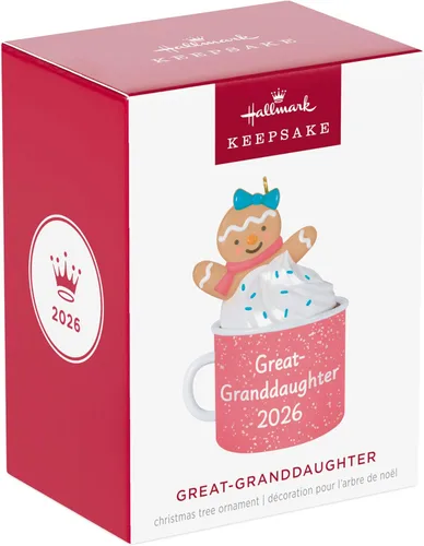 Vista 7 de Hallmark Keepsake Ornament (Great-Granddaughter Hot Cocoa Mug 2026)