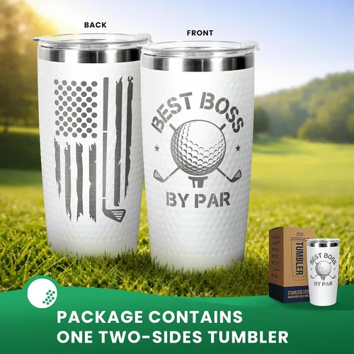 Vista 2 de HUNIGIFT Regalos de jefe para hombres, gerente, supervisor, mentor, hombre, regalos de golf para hombres, cumpleaños, día del padre, regalos del día