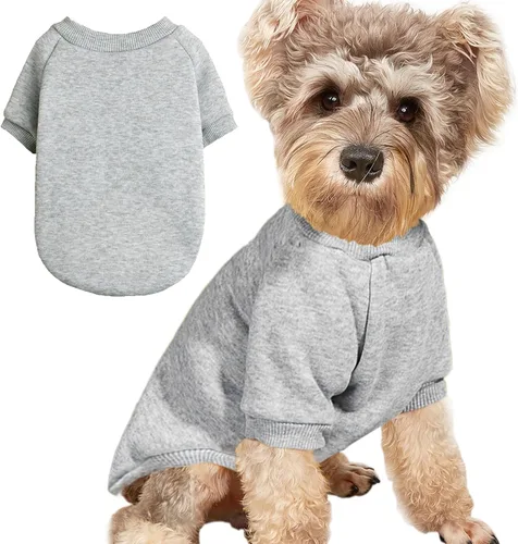 Vista 8 de Suéter para cachorros para perros pequeños, ropa cálida de invierno para gatos, sudadera para mascotas, ropa de punto, ropa de perro y gatito Negro