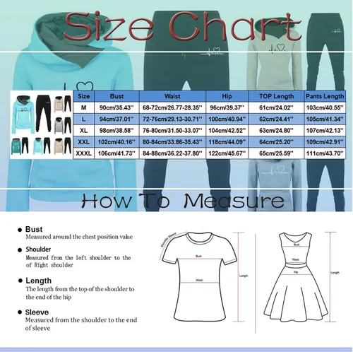 Vista 2 de Conjuntos de dos piezas para mujer, trajes deportivos casuales de manga larga, pantalones deportivos, ajuste holgado, cuello vuelto, conjuntos