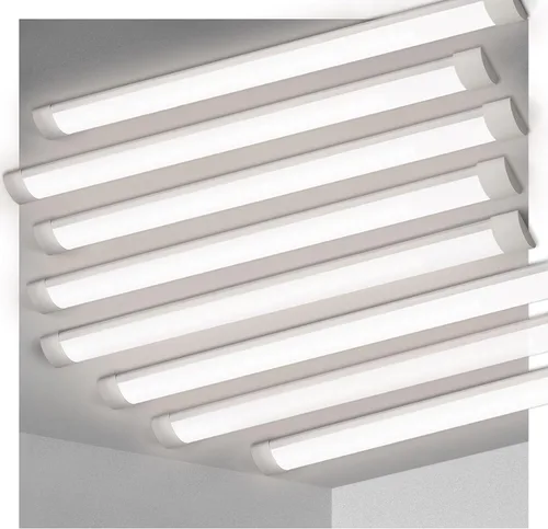 Vista 11 de KILIPOL Luz LED de listón de 2 pies, luces de tubo LED delgadas montadas en superficie de techo, 20 W 4000 K blanco neutro para oficina, tienda, 2
