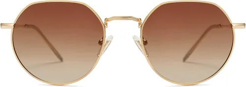 Vista 33 de SOJOS Gafas de sol polarizadas redondas de polígono para mujeres y hombres, retro, clásicas, vintage, Panto octogonales, SJ1157