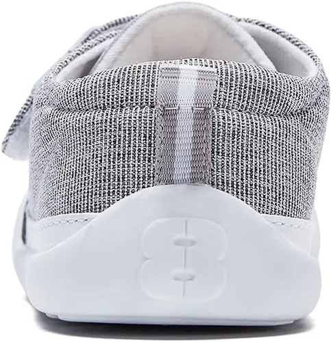 Vista 6 de BMCiTYBM Zapatos para bebé niño y niña, tenis antideslizantes suaves y ligeros, zapatos para caminar de primer paso, 6, 9, 12, 18, 24 meses