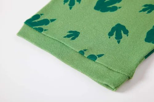 Vista 7 de Popshion Pijamas cortas de 2 piezas para niños pequeños, ropa de dormir de tiburón de tren, 100% algodón, pijamas de dinosaurio para niños pequeños