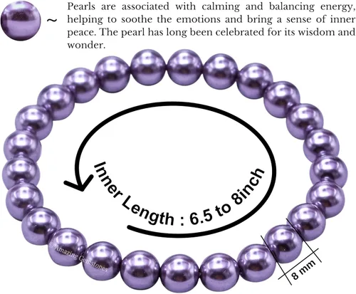 Vista 316 de Amazing Gemstone Pulsera de cristal para mujeres y hombres, pulsera de cristal curativo de protección, pulsera elástica con cuentas de piedras
