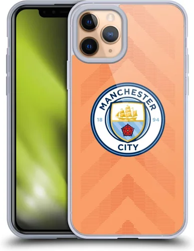 Vista 91 de Head Case Designs Funda de gel con licencia oficial del Manchester City Man City FC Away 2022/23 [protección de grado militar] compatible con Apple