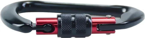 Vista 3 de SEPEAK UIAA - Mosquetón de escalada con bloqueo de 30 kN, clip profesional para puerta de tornillo resistente para escalada al aire libre