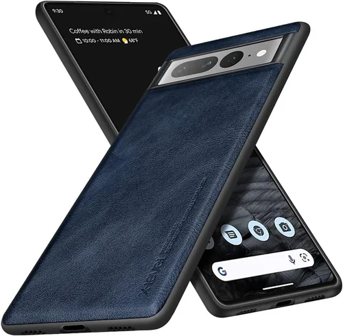 Vista 14 de X-level Funda para Google Pixel 7 Pro 5G, piel sintética de alta calidad, elegante, suave, TPU a prueba de golpes, funda protectora para Pixel 7 Pro