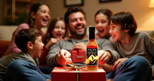 Vista 4 de Ghost Pepper Hot Sauce 7 Whole Ghost Peppers Wicked Tickle Bhut Kisser Very Hot