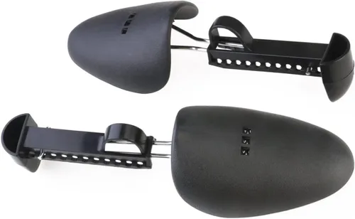 Vista 3 de HOMSFOU 2 pares de zapatos de gimnasio para hombre, mocasines para botas, expansor de zapatos, ajustable, de tacón alto, ensanchador de zapatos