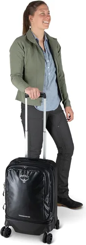 Vista 6 de Osprey Transporter Hybrid Equipaje de mano, 4 ruedas giratorias, 22 pulgadas36 L, color negro