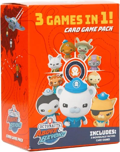 Vista 2 de Mighty Mojo Octonauts - Juegos de cartas clásicos para niños, juego de memoria, Go Fish & Old Maid, divertido juego familiar para niños y niñas