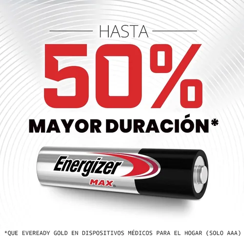 Vista 2 de Energizer MAX - Baterías AAA (paquete de 16), pilas alcalinas triple A