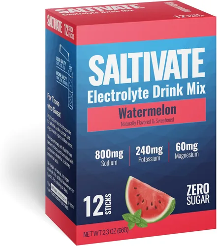 Vista 10 de Electrolitos sin sabor HSA FSA Alto contenido de sodio, potasio, magnesio Sin azúcar, estevia, ácido cítrico o maltodextrina Polvo
