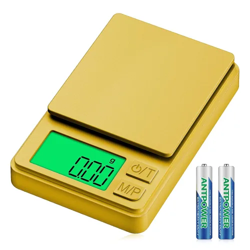 Vista 9 de Báscula digital de bolsillo de 35.27 oz x 0.0004 oz, báscula portátil de Negro