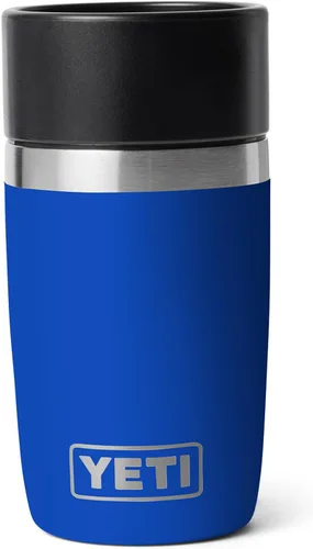 Vista 31 de YETI Rambler - Botella de viaje de 8 onzas, acero inoxidable, aislada al vacío con tapa a prueba de fugas, color negro