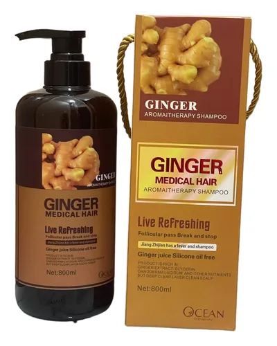 Vista 3 de GINGER - Juego de champú y acondicionador médico (champú y acondicionador), 2.2 libras, 27.0 onzas líquidas