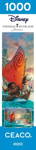 Vista 8 de Ceaco - Thomas Kinkade Disney Dreams - Moana - Rompecabezas de 1000 piezas