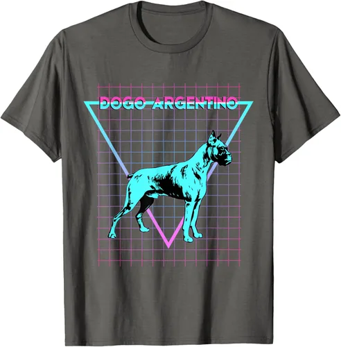 Vista 15 de Dogo Argentino - Camiseta con diseño de perro argentino, Negro