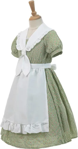 Vista 43 de Nuoqi - Vestidos de pionera para niñas, disfraz colonial