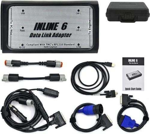 Vista 5 de Herramienta de escaneo de diagnóstico resistente, para kit de adaptador de enlace de datos en línea 6 escáner OBD2 para Cummins Engine J1939 J1708