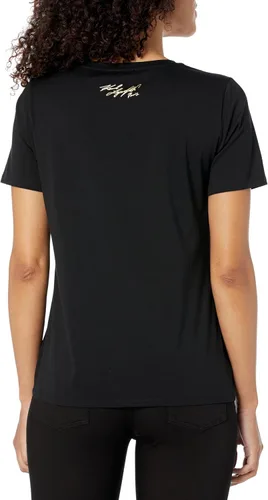 Vista 2 de Karl Lagerfeld Paris Camiseta con logotipo para mujer