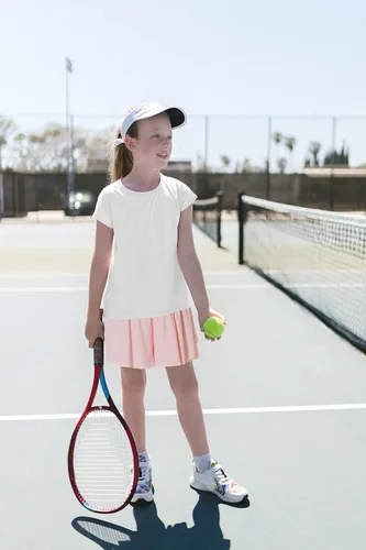 Vista 6 de 2-in-1 Girls Flowy Shorts with Spandex Liner Athletic Butterfly Shorts Kids Summer Running Tennis Sports