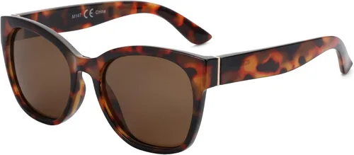 Vista 10 de ZENOTTIC Cateye - Gafas de sol polarizadas para mujer, gafas de sol de gran tamaño, protección UV400, estilo retro Marco negro/lente polarizada gris