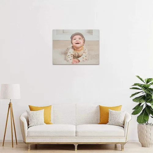 Vista 4 de Shop&Three Impresiones en lienzo personalizadas con tus fotos, arte de pared personalizado, 7 pulgadas de ancho x 5 pulgadas de alto, perfecto