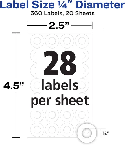 Vista 4 de Avery Labels – Etiquetas 36