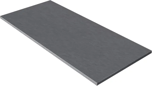 Vista 25 de 36x20 pulgadas Mesa Negra Universal, Escritorio Sólido de Una Pieza, Encimera Reversible de Melamina, Dobles Escritorios, L-Escritorio DIY