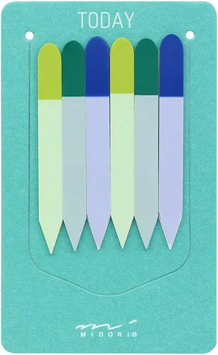 Vista 2 de Midori Film Slim Type Note/Índice Azul (11259006)