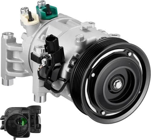 Vista 16 de BDFHYK 57197 Compresor de CA con embrague compatible con Hyundai Santa Fe 2003-2006 y XG350 2002-2005 3.5L, XG300 2001 3.0L, compatible con Kia