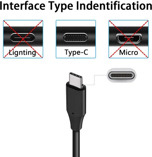 Vista 3 de PD - Cable de carga rápida de 6 pies de largo, compatible con Samsung Galaxy A73, A54, A53, A33, A23, A14, A13, A03s, cable de alimentación