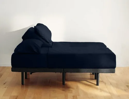 Vista 15 de Juego de sábanas Queen de 800 hilos, parte superior flexible para cama ajustable, juego de sábanas de 4 piezas, 100% algodón egipcio, bolsillo