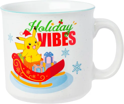 Vista 15 de Silver Buffalo - Taza de café de vidrio manchado con diseño de Pokémon con Pikachu, 17.5 onzas See through yellow, Electric pokemon, Collectible