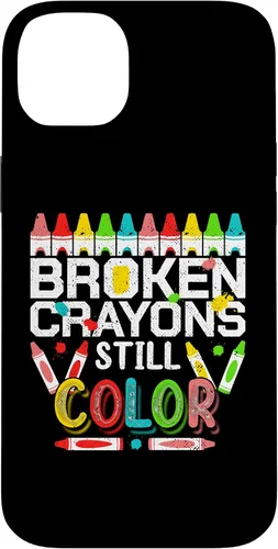 Vista 15 de Broken Crayons Still Color Mental Health Awareness Men Women Case for iPhone 17