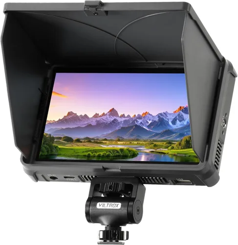 Vista 10 de VILTROX Monitor de campo de cámara de 7 pulgadas, monitor de cámara táctil de 2800 liendres, monitoreo de video Full HD de 1920 x 1080, Lut 3D