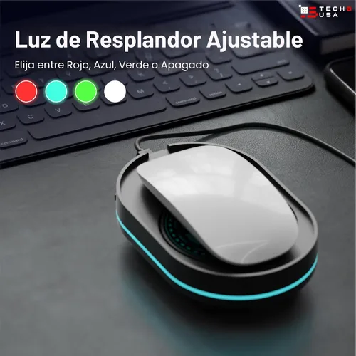 Vista 8 de TECH8 USA Dispositivo Desplazante de Mouse, Desplazador de Mouse Indetectable para Laptops, PC, Sin Software, Movimiento Aleatorio, Patentado