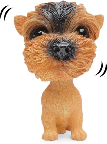 Vista 23 de Bobble Head - Perros para tablero de instrumentos de automóvil, lindas cabezas temblorosas, decoración de automóvil para cachorros (Chihuahua)