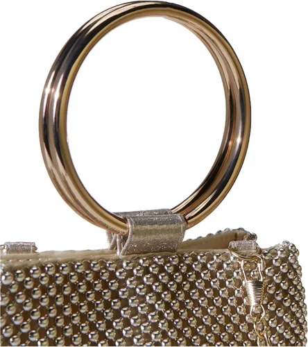 Vista 3 de Jessica McClintock Womens Gwen bola malla Anillo Wristlet Pouch Embrague