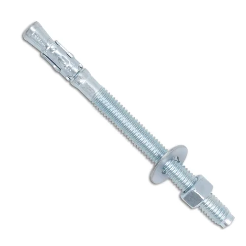 Vista 8 de Anclaje de cuña de 1/2" x 3-3/4", anclajes de hormigón chapados en zinc, sujetadores de pernos de expansión resistentes para ladrillos/bloques