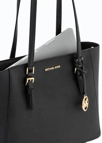 Vista 2 de Michael Kors Charlotte Bolso bandolera grande 3 en 1 de cuero