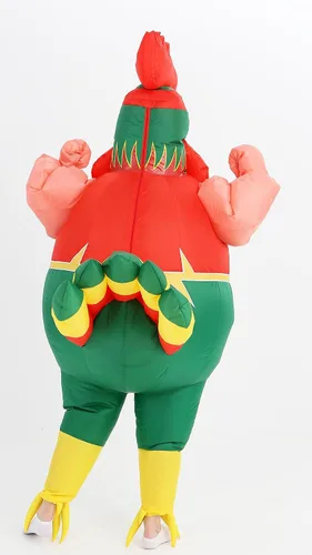 Vista 4 de Rooster Costume, Full Body Inflatable, Adult Size Chicken Costume
