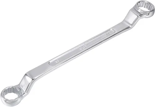 Vista 10 de uxcell Llave métrica de extremo de caja doble con desplazamiento de 12 puntos de 0.217 in x 0.276 in, cromada, acero Cr-V