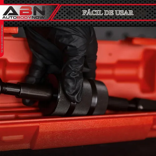 Vista 4 de ABN Herramienta extractor de inyector diesel con martillo deslizante, removedor de inyector de carril común con adaptador de rosca M8, M12, M14